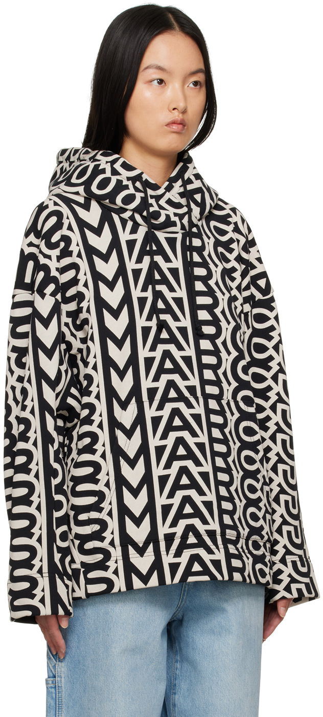 Mikina Marc Jacobs Marc Jacobs The Monogram Oversized Hoodie Čierna | 2P3RTP032C03, 1