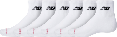 Ponožky New Balance Everyday Ankle 6 Pairs Biela | las51306-wt, 0