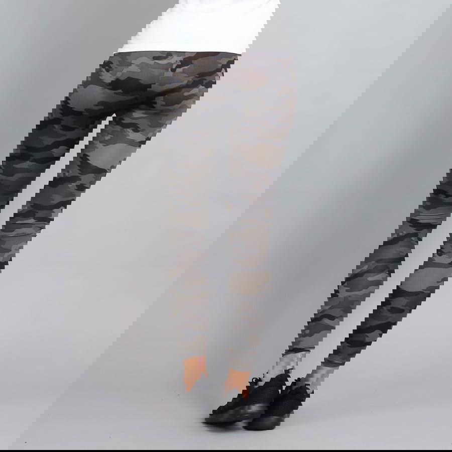 Legíny Urban Classics Ladies Camo Leggings Šedá | tb1331 grey, 1