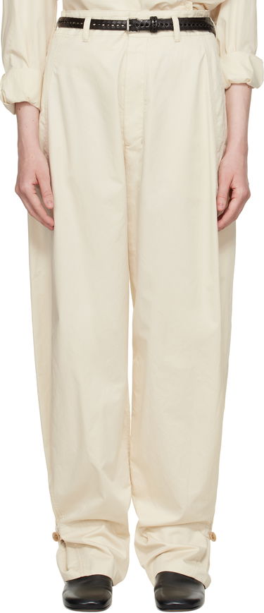 Nohavice LEMAIRE Lemaire Soft Volume Trousers Béžová | PA1182 LF1207, 0