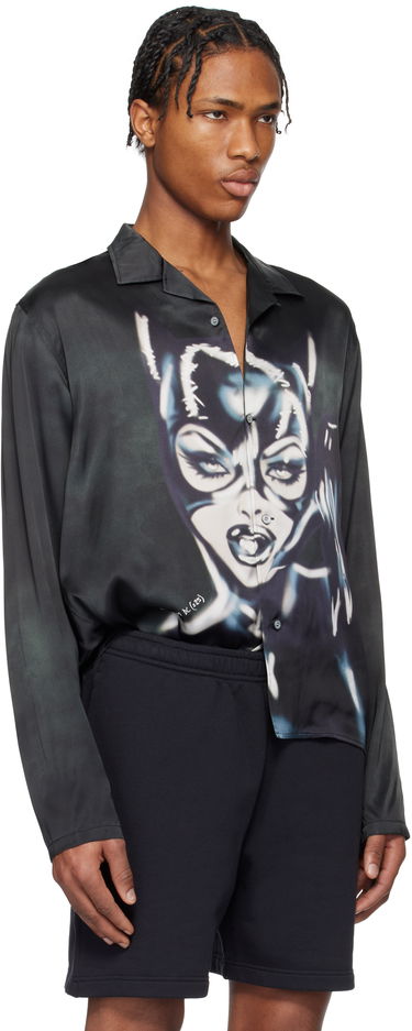 Košeľa Acne Studios Studios DC Edition Print Button-Up Shirt Čierna | BB0623-, 1
