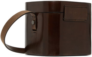 Taška cez rameno Max Mara Leather Shoulder Bag Hnedá | 2414511063600001, 2