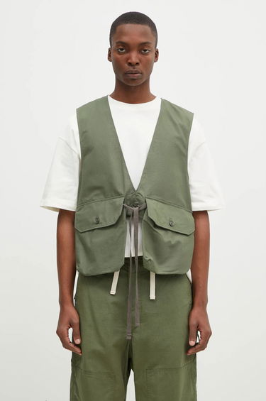 Vesta Engineered Garments Fowl Vest Zelené | OR120.CT010, 0
