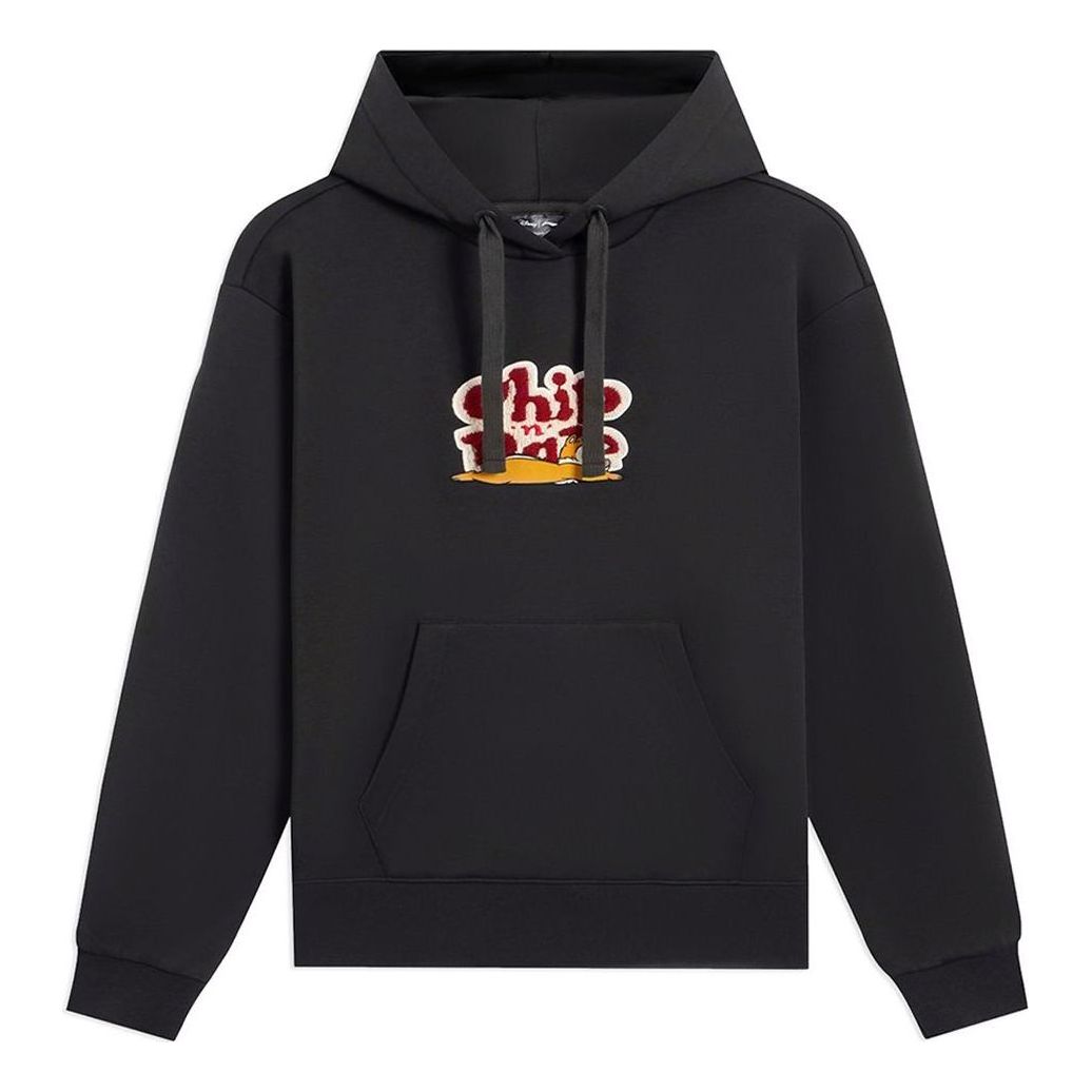 Mikina Li-Ning Embroidered Logo Hoodie Čierna | AWDSG02-3, 0