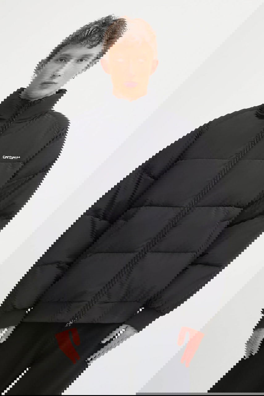 Prešívaná bunda Carhartt WIP Nebraska Puffer Jacket Čierna | I035345.0D2XX, 0