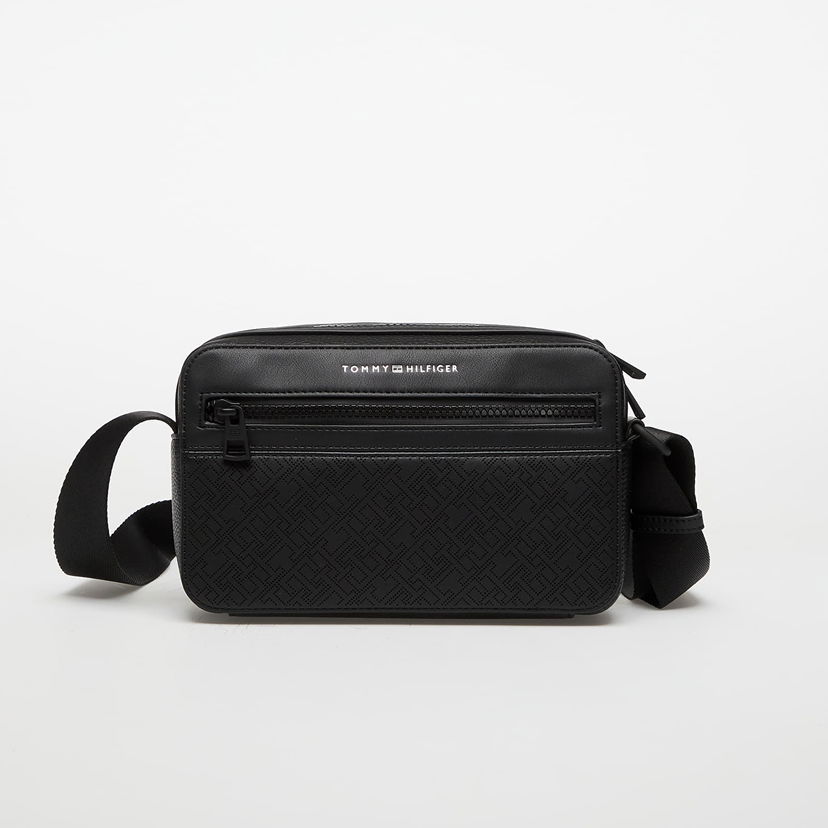 Taška cez rameno Tommy Hilfiger Tommy Hilfiger Monogram Reporter Bag Čierna | AM0AM13837 BDS