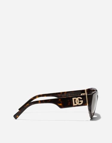 Slnečné okuliare Dolce & Gabbana Crossed Cat-Eye Acetate Sunglasses Onesize Hnedá | VG4514VP2739V000, 2