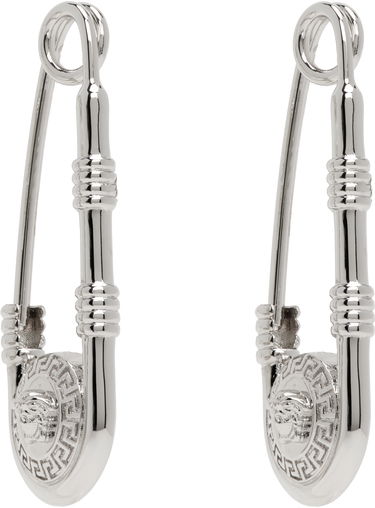 Náušnice Versace Safety Pin Earrings Béžová | 1004827_1A00620, 1