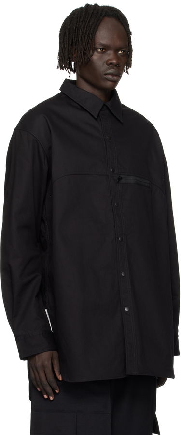 Košeľa Y-3 Y-3 UT Twill Overshirt Čierna | JW4620, 1