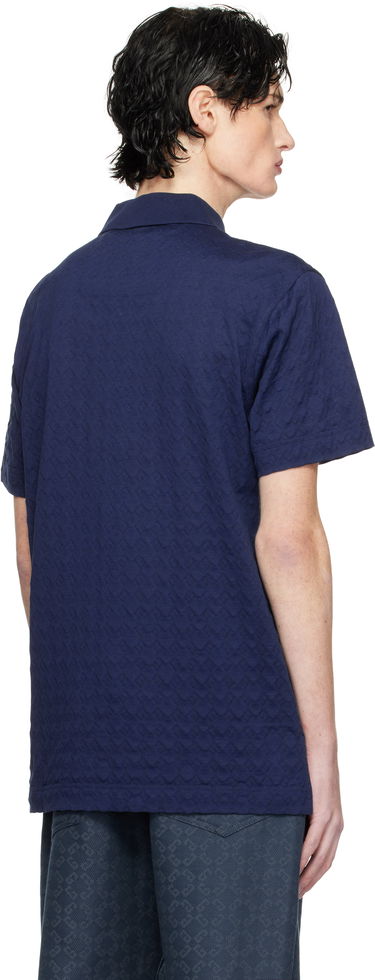Polo tričko Givenchy Classic Fit Embroidered Polo Navy | BM71KR3YPA470, 2