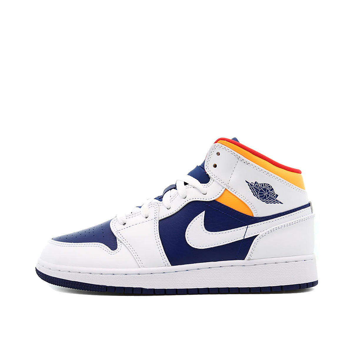 Tenisky a topánky Jordan Air Jordan 1 Mid GS "White Deep Royal Blue" Biela | 554725-131, 1