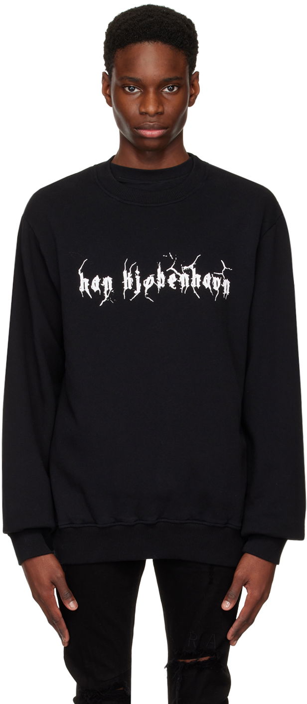 Mikina Han Kjøbenhavn Artwork Graphic Sweatshirt Čierna | M-132601, 0