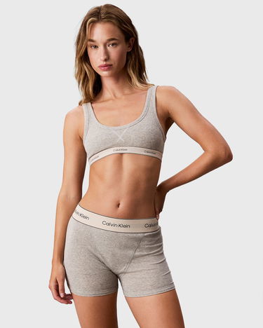 Podprsenka CALVIN KLEIN UNLINED BRALETTE Šedá | LV00QF8365P7A, 2