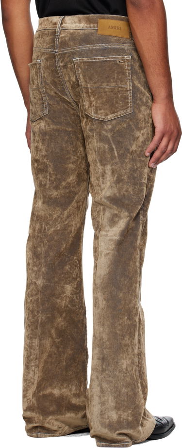 Džínsy AMIRI AMIRI Velvet Flare Jeans Hnedá | AMDNFR1027, 2