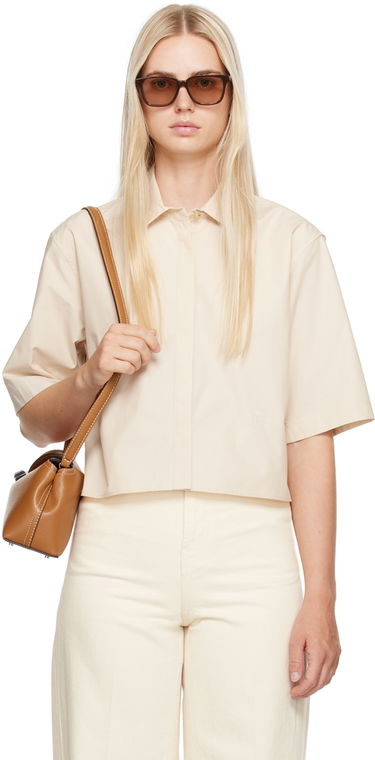 Košeľa TOTEME Cropped Shirt Hnedá | 243-WRT0337-FB0217, 0
