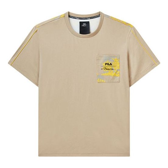 Tričko FILA 3.1 Phillip Lim Collaboration Pocket Crewneck Breathable T-Shirt Béžová | F11M116107F-BG