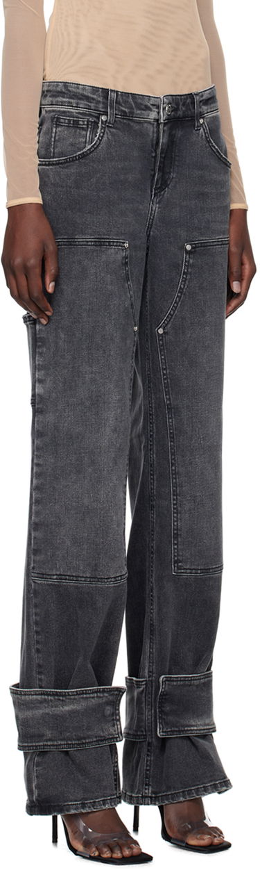 Džínsy Blumarine Boyfit Cargo Jeans Modrá | A422J163A, 4