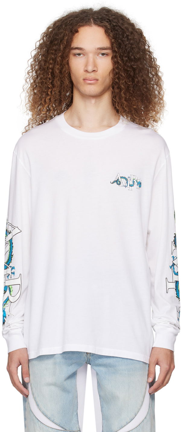 Tričko AMIRI CNY Dragon T-Shirt Biela | AMJYTE1005, 0