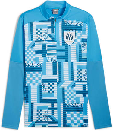 Mikina Puma OM Prematch 1/4 Zip Top Modrá | 778242-23, 0