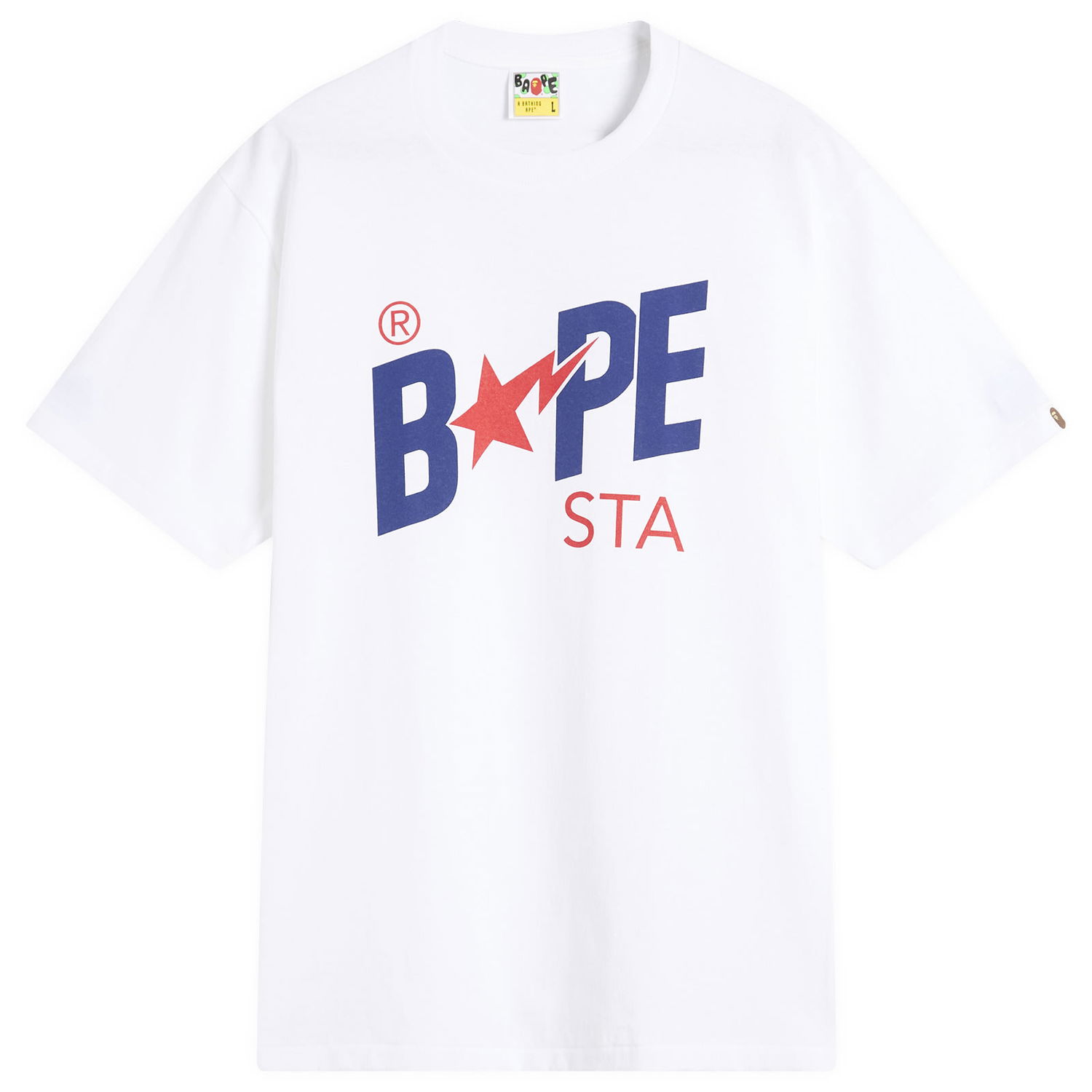 Tričko BAPE Bathing Ape Colors Bape Sta T-Shirt, Large Biela | 001TEL301022M-WHT, 1