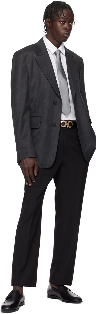 Opasok FERRAGAMO Ferragamo Silk Tie Šedá | 763130, 2