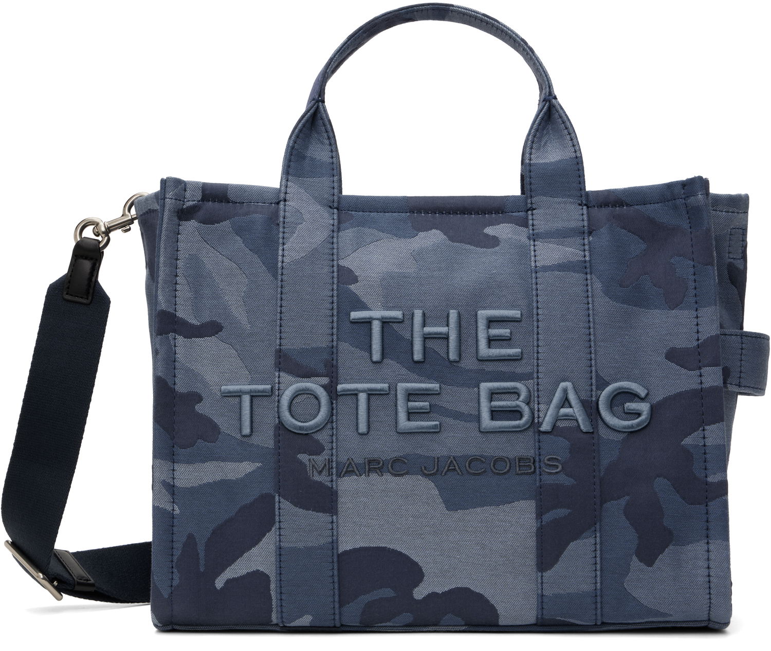 Tote bag Marc Jacobs Marc Jacobs 'The' Camo Jacquard Medium Tote Bag Modrá | 2S4HTT002H03, 0
