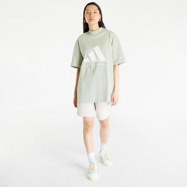 Tričko adidas Originals Basketball Tee UNISEX "Halo Green" Zelené | IA3446, 2
