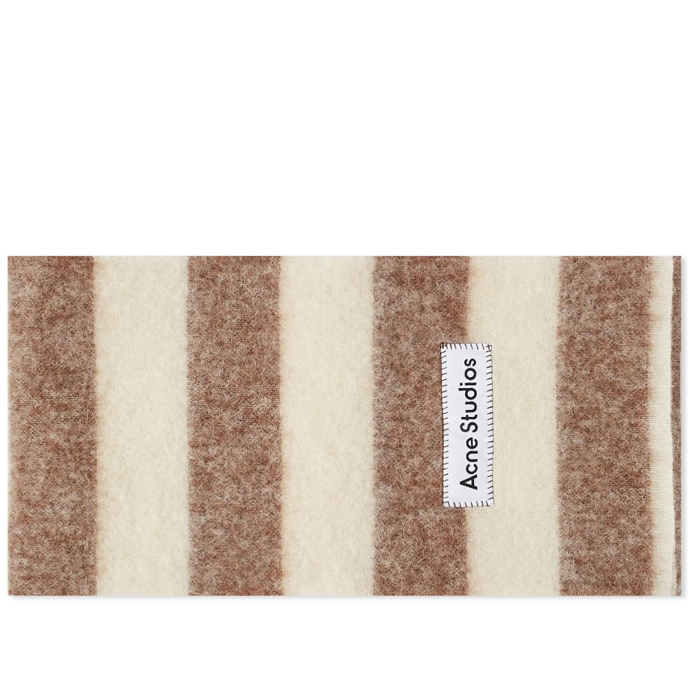 Vally Breton Scarf Brown/White