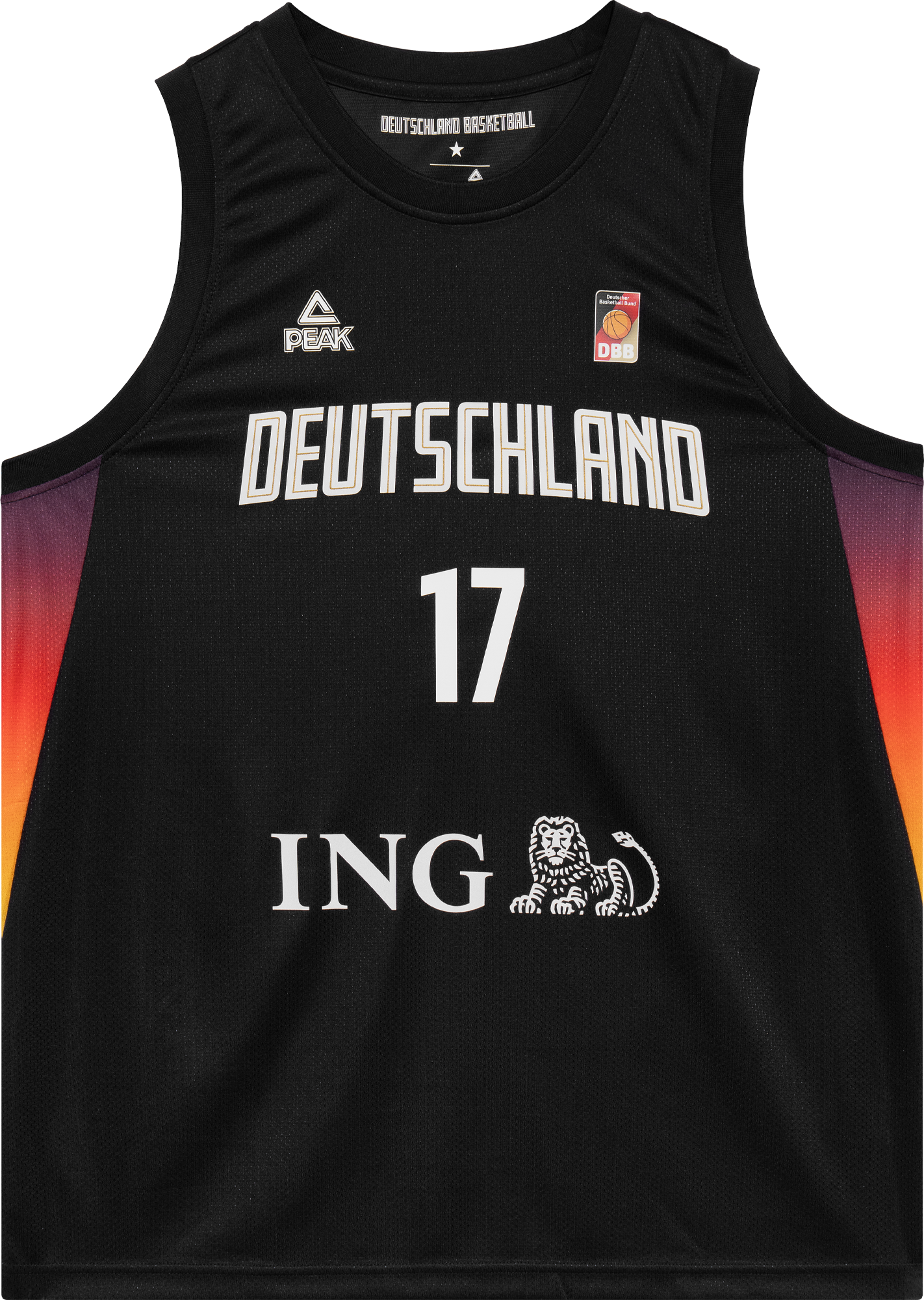 Dres Peak DBB Dennis Schröder 2025 Jersey Čierna | 25062ds-black, 0