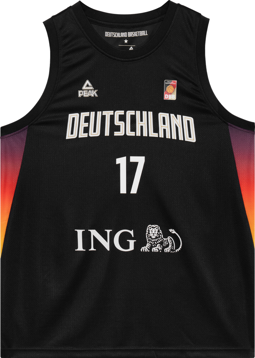 Dres Peak DBB Dennis Schröder 2025 Jersey Čierna | 25062ds-black