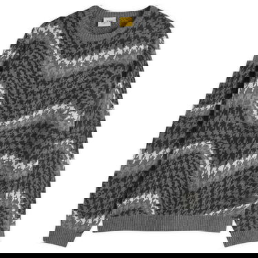 Sveter Dime Houndstooth Knit Sweater Šedá | DIMEHO247COA, 0