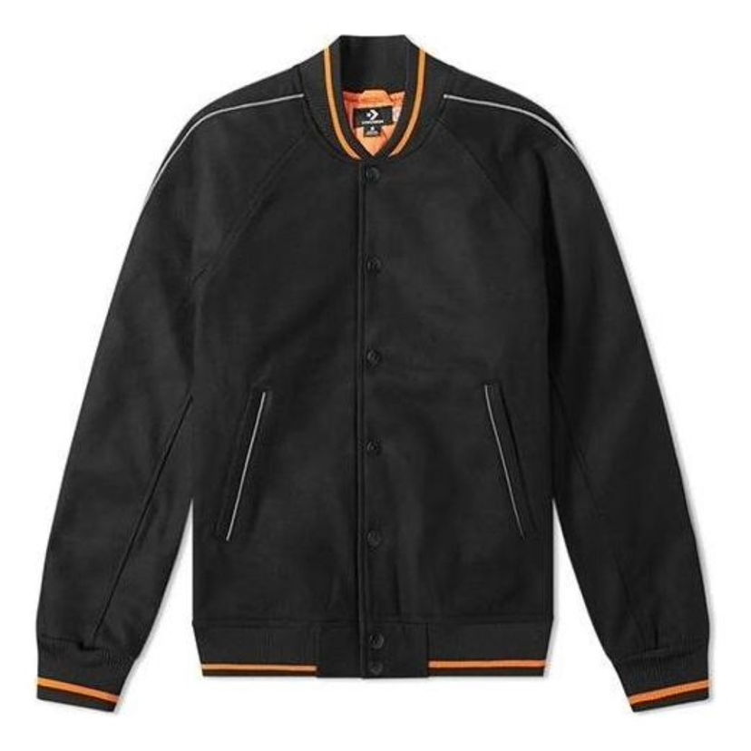 Bunda Converse Vince Staples Insulated Varsity Jacket Čierna | 10016952-A01