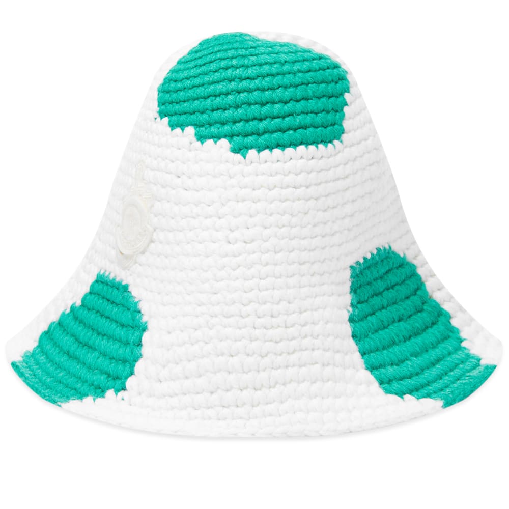 Klobúk Moncler 1 JW Anderson Spot Crochet Bucket Biela | 3B000-02-M1172-010, 0