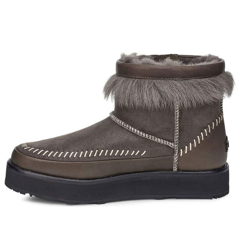 Tenisky a topánky UGG Fluff Punk Fleece Lined Boots Šedá | 1102950-BLKO