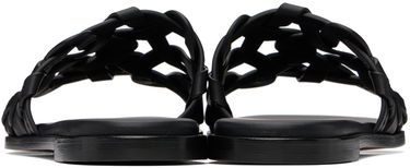 Tenisky a topánky Gianvito Rossi Amalfi Woven Leather Sandals Čierna | G15970-05CUO-CLN, 1