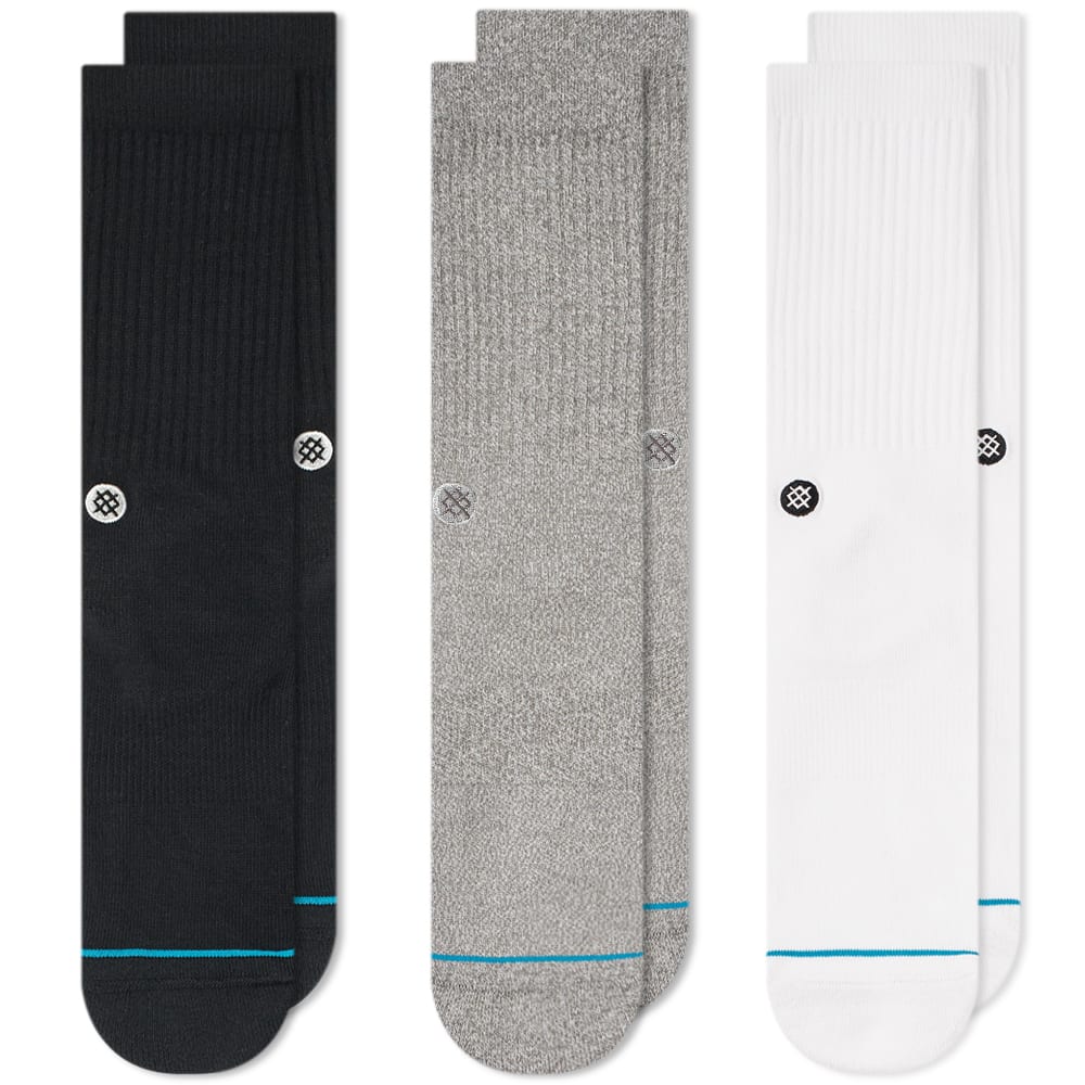 Ponožky Stance Icon Sock - 3 Pack Rôznofarebný | M556D18ICP-MUL, 0
