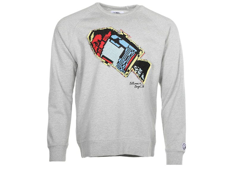 Sveter BILLIONAIRE BOYS CLUB Billionaire Boys Club Men's Module Crewneck Sweatshirt Šedá | 8917303HGR, 0
