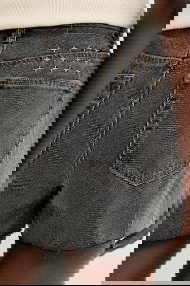 Šortky Ksubi KSUBI Rise N Hi High-Waist Denim Shorts Čierna | WSP25WA003, 3