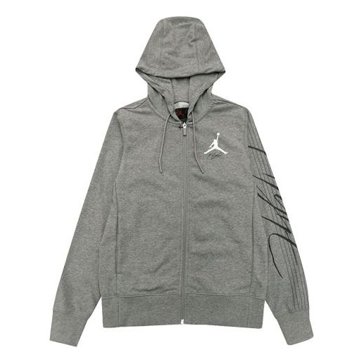 Mikina Jordan Air Jordan Flight Full-Zip Hoodie Šedá | BV5257-091, 0