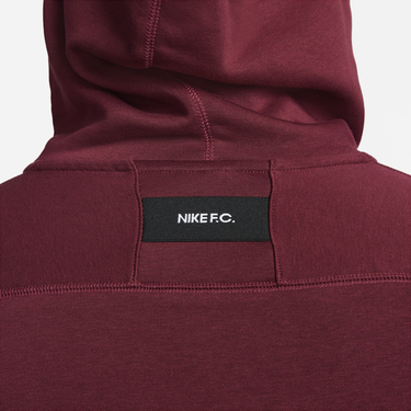Mikina Nike Fleece Football Hoodie Vínová | DC9024-638, 2