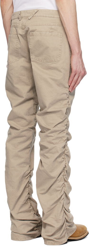 Džínsy MISBHV MISBHV Cotton Twill Stacked Trousers Béžová | 250M306, 2
