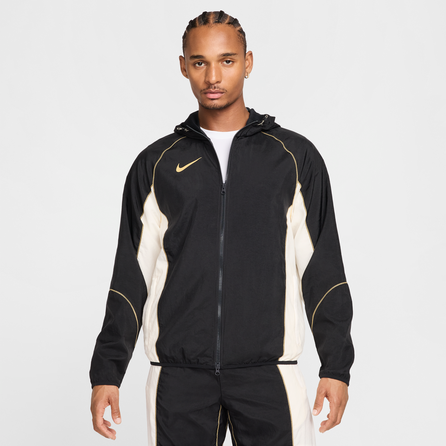 Vetrovka Nike Strike+ Hooded Football Jacket Čierna | HJ3802-013, 0