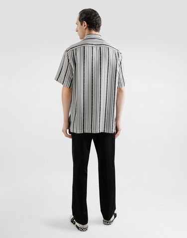 Košeľa Dolce & Gabbana Dolce & Gabbana Silk Logo Stripe Shirt Rôznofarebný | G5JH9TIS1X2HA5KM, 2
