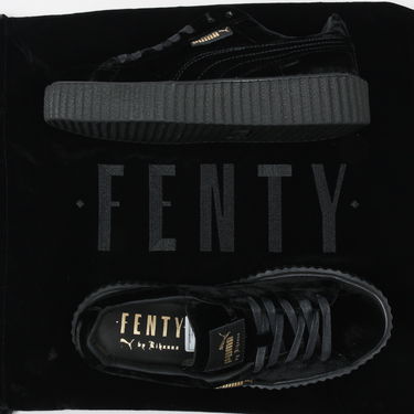 Tenisky a topánky Puma Creepers Velvet black - black - black Čierna | 364466 01, 5