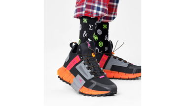 Ponožky Happy Socks Ctrl Alt Del 3/4 Crew Čierna | ATCAD14-9300, 3