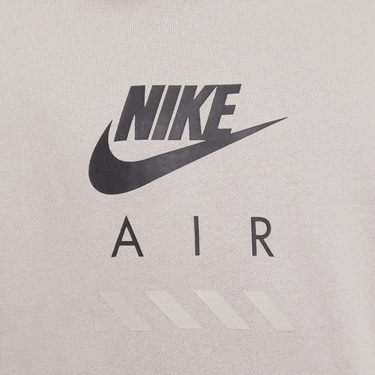Mikina Nike Nike Air Fleece Hoodie Šedá | HF8812-009, 4