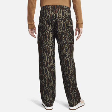 Cargo nohavice Nike Life All Over Print Cargo Pant Medium Zelené | FJ0325-222, 3