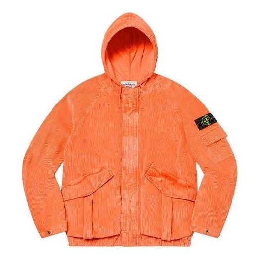 Bunda Supreme Corduroy Jacket by Stone Island Oranžová | SUP-FW20-296