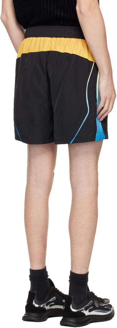 Šortky Casablanca Casablanca Gradient Football Shorts Čierna | M-AW25-TR-348-01, 2