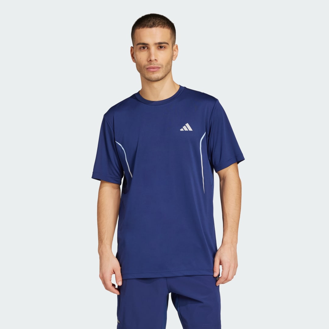 Tričko adidas Performance Tech Apparel T-Shirt Modrá | JZ8491, 0